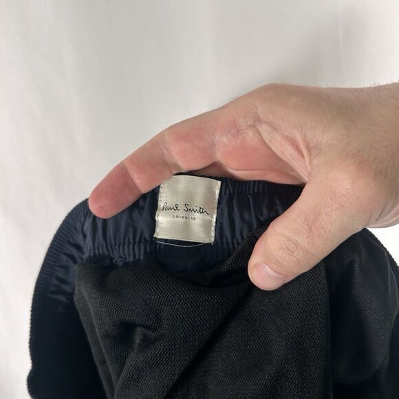 Paul Smith Swim Trunks Men's Large Blue Striped Mesh Lined Pockets Drawstring - Picture 6 of 8